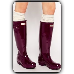 Hunter Tall Gloss Plum
